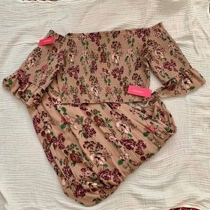 NWT Top with Matching Skirt
